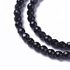 Natural Black Onyx Beads Strands X-G-F596-28-4mm-3