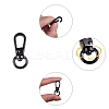 Alloy Swivel Clasps PALLOY-SZ0001-08-4