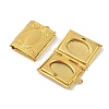 Brass Locket Pendants for Teachers' Day X-KK-M041-07G-2
