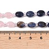 Natural Yellow Aventurine & Red Jasper & Rose Quartz & Sodalit & Green Aventurine Beads Strands G-Z135-A01-6