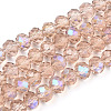 Electroplate Glass Beads Strands EGLA-A034-T1mm-L22-1