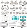 SUNNYCLUE DIY Chakra Dangle Earring Making Kits DIY-SC0019-72-2