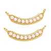 ABS Plastic Imitation Pearl Pendants KK-P348-01G-1