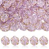 100Pcs Opaque Acrylic Pendants MACR-YW0004-08F-1