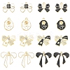 16Pcs 8 Styles Alloy Enamel Charms ENAM-YW0006-97-1