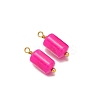 Dyed Natural Deep Pink Jade Pendants PW-WG1B1E4-01-1