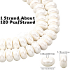 1 Strand Electroplated Shell Pearl Beads Strands BSHE-PA0001-02-2