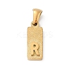 304 Stainless Steel Pendants STAS-Z120-03R-G-1