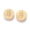 Ion Plating(IP) 304 Stainless Steel Charms STAS-I120-10B-G-1