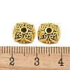 Tibetan Style Alloy Bead Caps TIBE-P003-71AG-2
