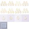 120Pcs 12 Styles Alloy Enamel Pendants ENAM-AR0001-83B-1