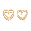 Brass Hoop Earring EJEW-Q385-05G-1