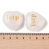 Natural Quartz Crystal Heart Engraving MBTI Figurines Statues for Home Office Desk Decorations G-K353-05E-3