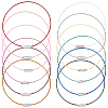 36Pcs 12 Colors Steel Wire Bracelet Cord DIY Jewelry Making TWIR-SC0001-06-1