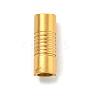 Ion Plating(IP) 304 Stainless Steel Magnetic Clasps with Glue-in Ends STAS-F149-04G-A-2