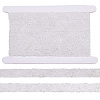 1 Roll Resin Rhinestone with Plastic Imitation Pearl Beaded Trim DIY-BC0015-57B-1