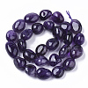 Natural Amethyst Beads Strands X-G-S362-037-2