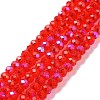 Electroplate Glass Beads Strands LS-EGLA-A034-T8mm-L05-1