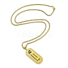 Constellation 304 Stainless Steel Micro Pave Clear Cubic Zirconia Wheat Chain Pendant Necklaces for Women Men LS-NJEW-U007-01E-2