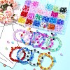 DIY Round Glass Beads Bracelets Jewelry Making Kits DIY-YW0010-59-5