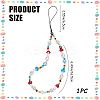 Resin Lanyard Wrist Strap Phone Star Charms Straps DIY-WH20003-13-2