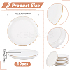 Porcelain Trinket Dishes AJEW-WH0609-511A-2