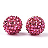 Transparent Resin Rhinestone Graduated Beads RESI-S314-18x20-06-2
