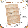 5-Tier Rectangle Wooden Earring Display Card Stands EDIS-WH0032-19-2