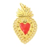 Alloy Enamel Pendants FIND-Z074-02G-01-1