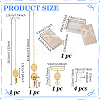 2Pcs 2 Styles Wing Alloy Pendant Decorations with Oval Tray HJEW-GA00049-01-2