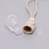 Car Hanging Air Freshener Light Blub Shape Glass Bottles DJEW-WH0007-34-2