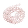 Electroplate Transparent Glass Beads Strands EGLA-A035-T6mm-A20-2