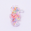 Transparent Flatback Resin Cabochons Accessories RESI-WH0009-80-2