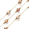 Natural Gemstone Star Beaded Chains CHS-T006-28G-1