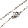 Triangle Cubic Zirconia Pendant Necklaces NJEW-F303-01P-5