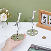 Zinc Alloy Crystal Rock Display Easels ODIS-WH0038-297P-3