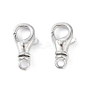 Anti-Tarnish Rhodium Plated 925 Sterling Silver Swivel Clasps STER-K173-22P-1