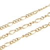 304 Stainless Steel Figaro Chains CHS-P028-13G-1