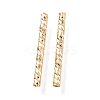 Corrugated Brass Tube Beads X-KK-H759-28B-G-1