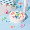 48Pcs 12 Styles Luminous Resin Pendants JACR-TA0001-02-5