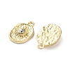 Rack Plating Alloy Pendants FIND-M038-04G-2