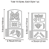 Carbon Steel Cutting Dies Stencils DIY-WH0309-1063-6