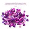 8 Style 6/0 Glass Round Seed Beads SEED-YW0001-39C-4