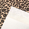 Leopard Print Pattern Imitation Leather Fabric Set FABR-PW0001-042-4