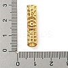 Brass Micro Pave Clear Cubic Zirconia Beads KK-G493-12G-01-3
