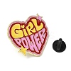 Word Girl Power Alloy Enamel Pins for Clothes for Women LS-JEWB-F043-01C-3
