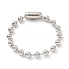 Tarnish Resistant 304 Stainless Steel Ball Chain Necklace & Bracelet Set STAS-D181-02P-01C-3