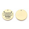201 Stainless Steel Pendants STAS-T064-37G-15-1