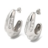 Non-Tarnish 304 Stainless Steel Twist Arch Stud Earrings EJEW-B026-12P-1