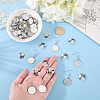 40Pcs 304 Stainless Steel Earring Hooks DIY-SC0033-77A-3